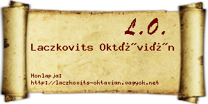 Laczkovits Oktávián névjegykártya
